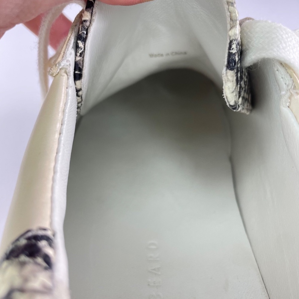 Veronica Beard Bibi Python Sneaker Womens 9.5 Ivo… - image 8